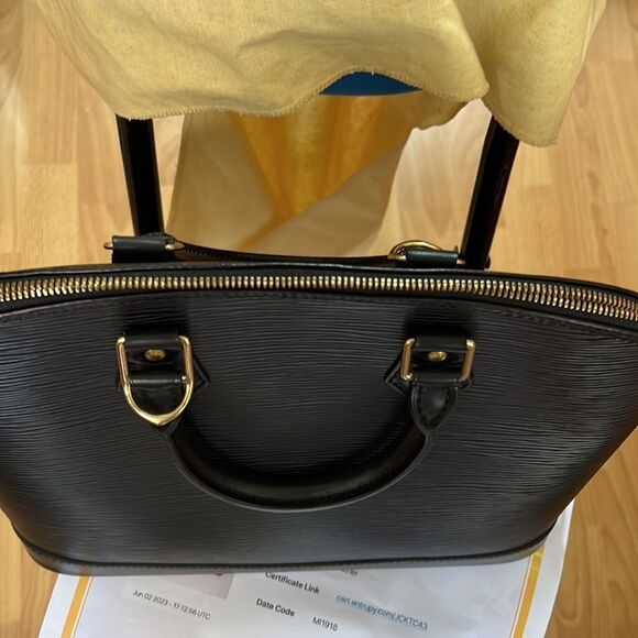 🖤LOUIS VUITTON EPI NOIR ALMA - Picture 6 of 17